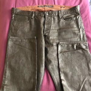 Ralph Lauren wax men jeans